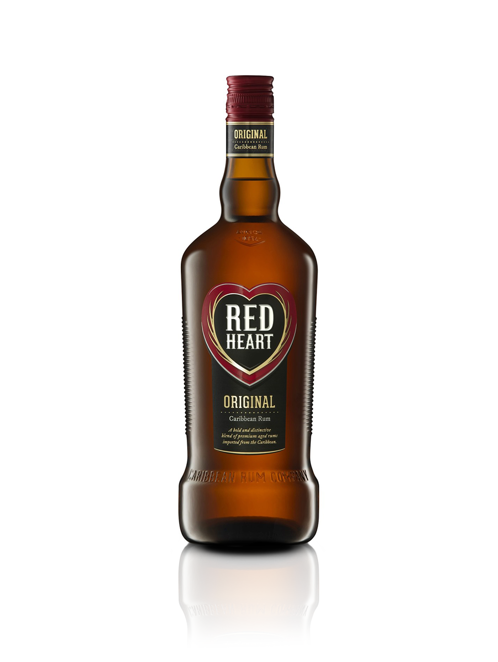 RED HEART RUM 750ML On Ice Red heart rum 750ml on ice