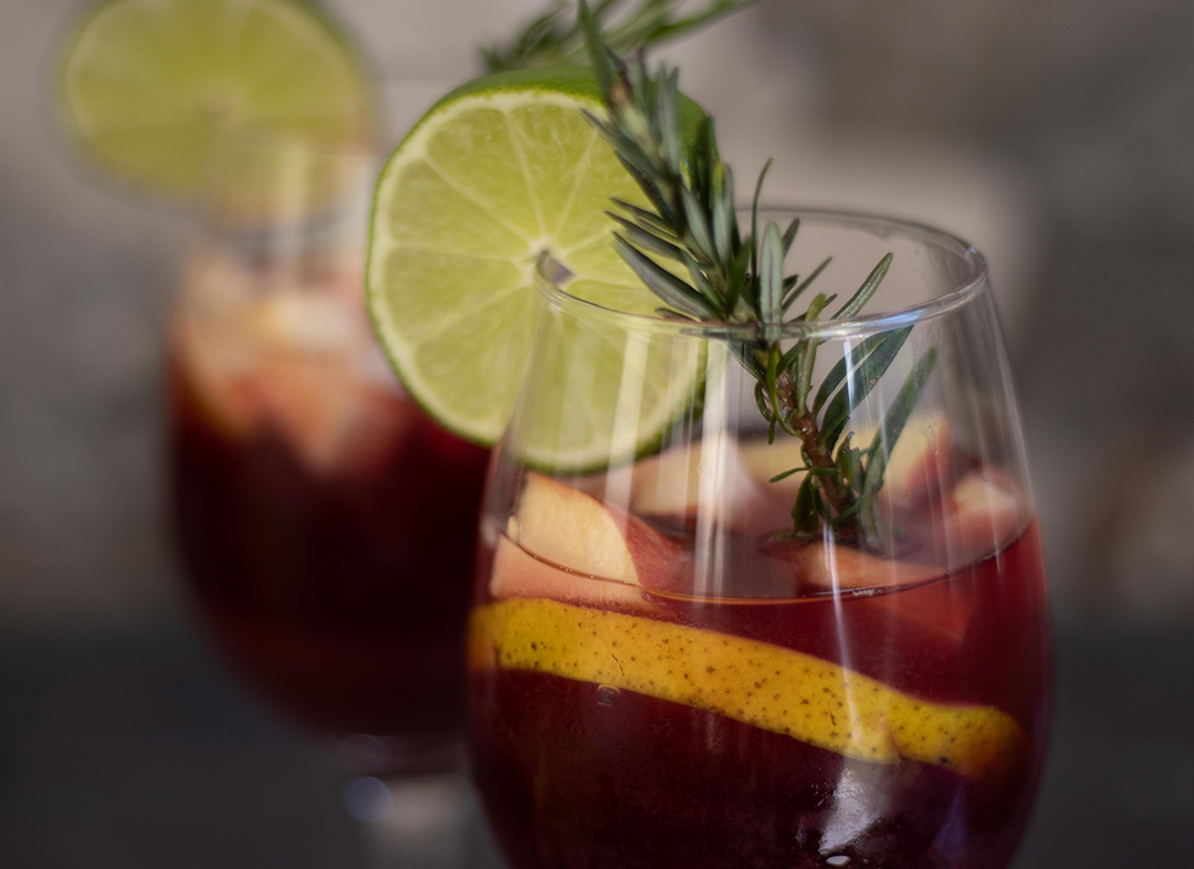 Champagne Sangria with South African Twist