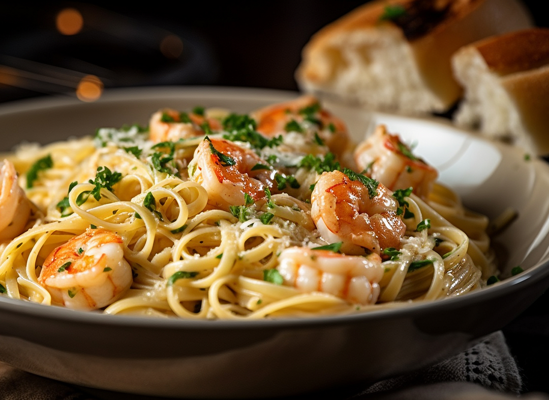 Chardonnay-Infused Seafood Pasta