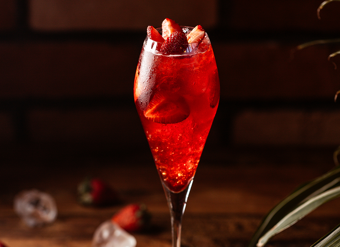 Champagne and Hibiscus Royale