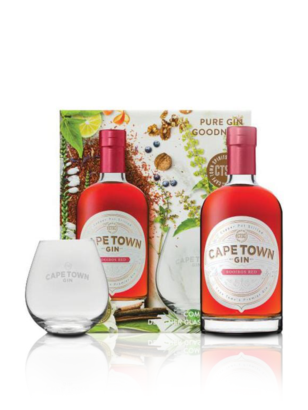 CAPE TOWN GIN ROOIBOS RED WITH GLASS PACK (On Order)