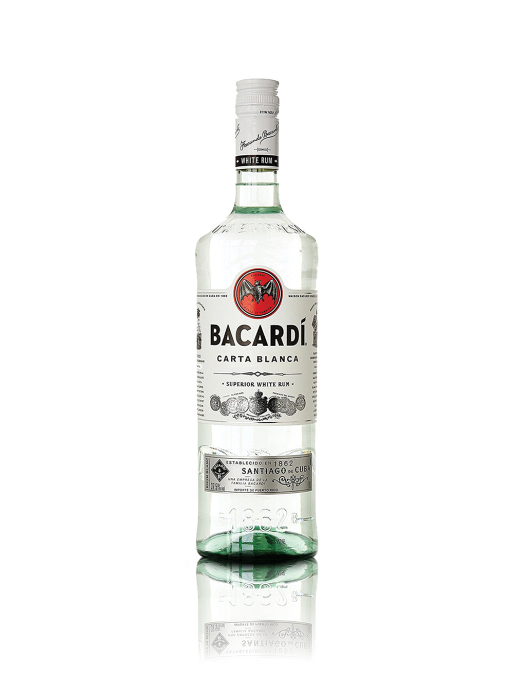 BACARDI CARTA BLANCA WHITE SUPERIOR 750ML