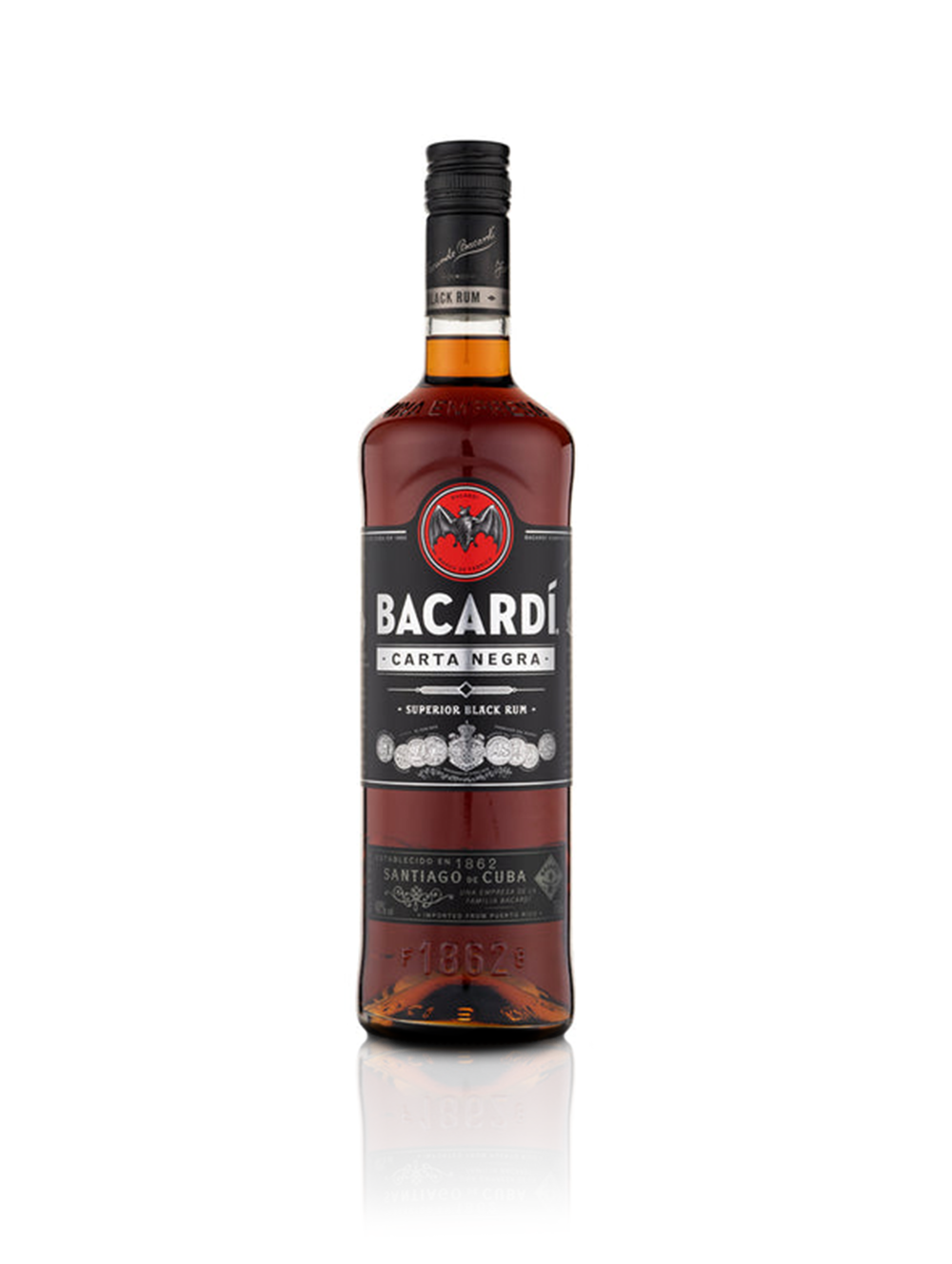 BACARDI CARTA NEGRA BLACK 750ML